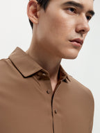 T-Shirt Scanno - Brown Chestnut - Homme