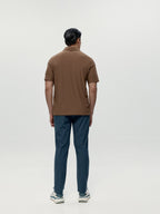 T-Shirt Scanno - Brown Chestnut - Homme