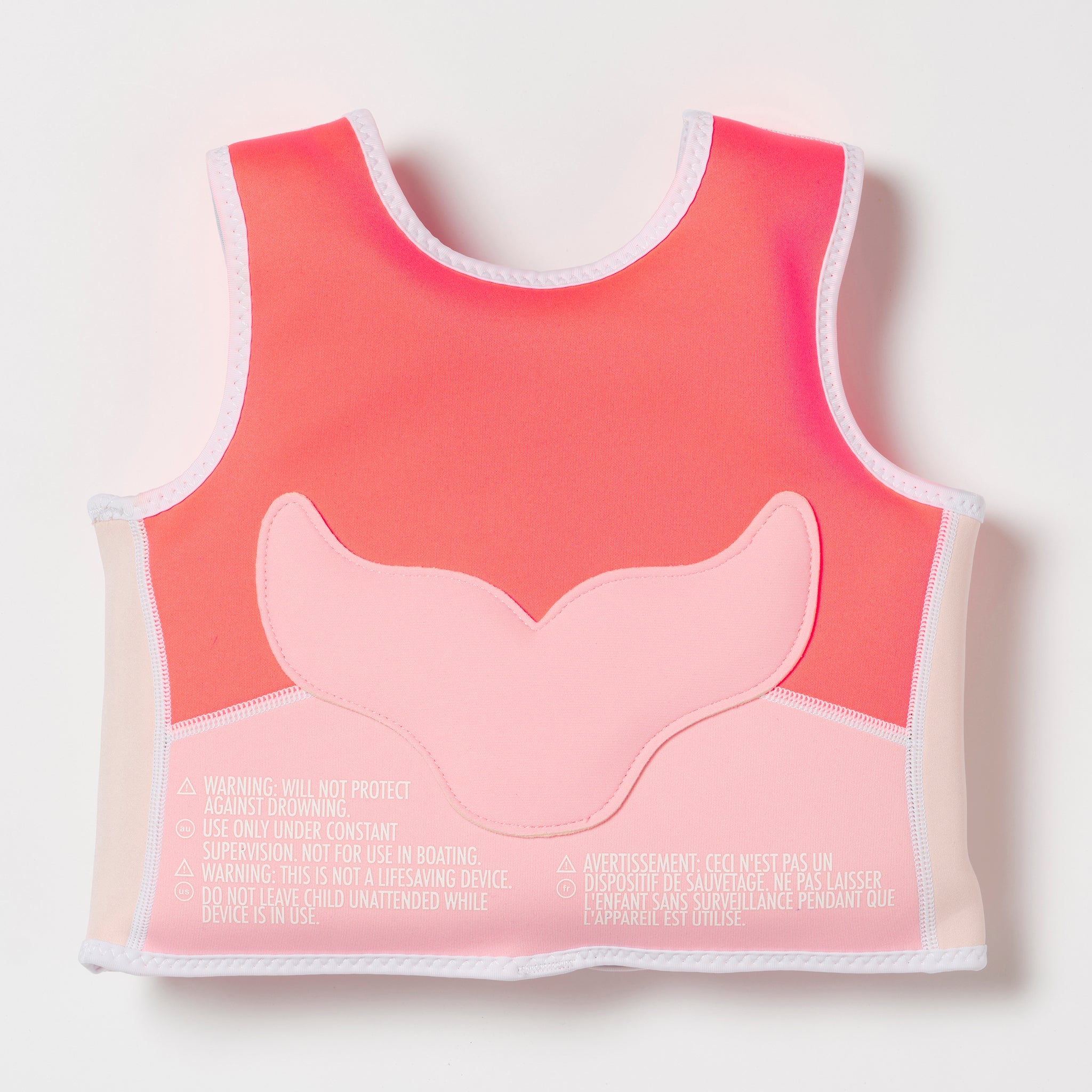 Gilet De Bain Melody La Sirène - Fraise Fluo