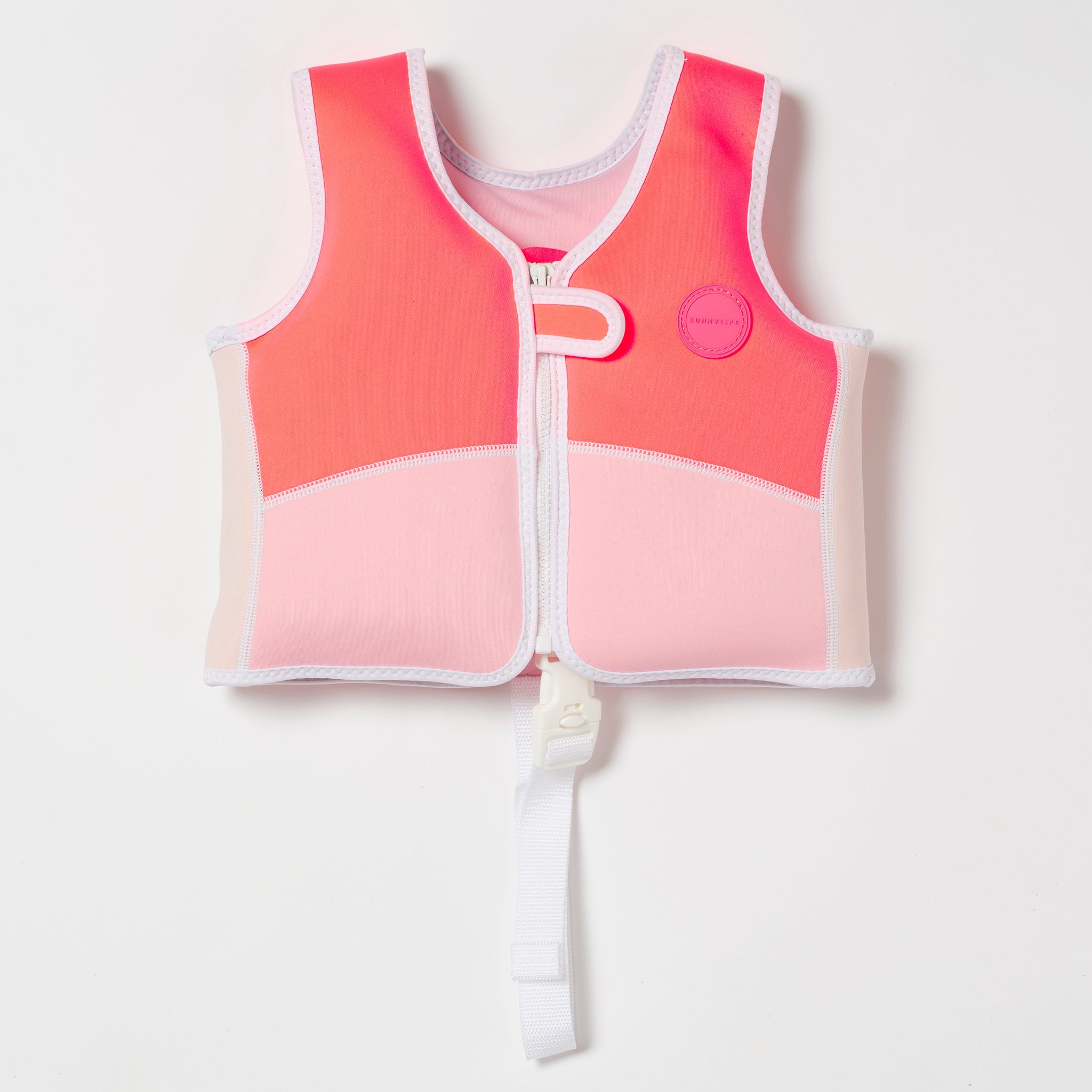Gilet De Bain Melody La Sirène - Fraise Fluo