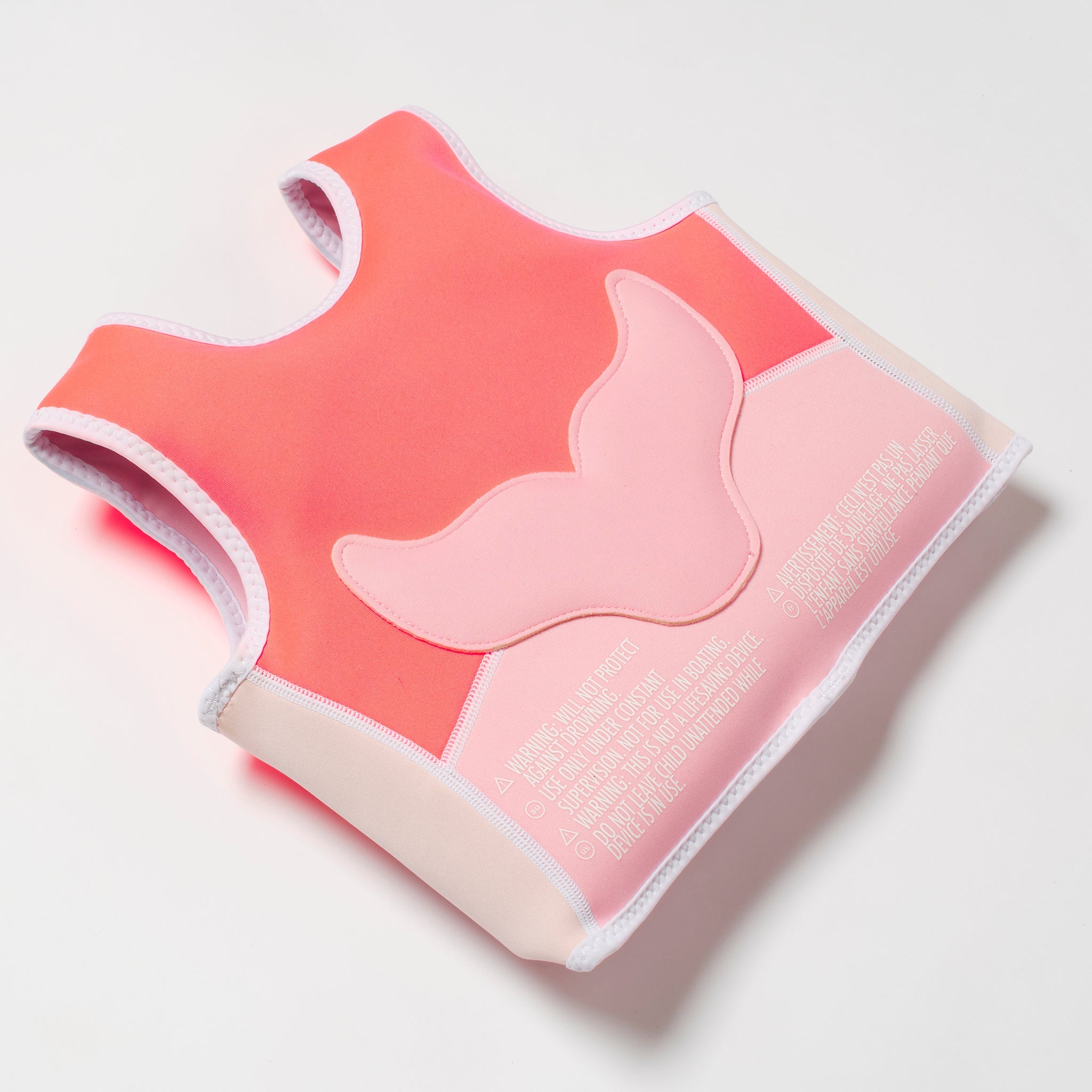 Gilet De Bain Melody La Sirène - Fraise Fluo