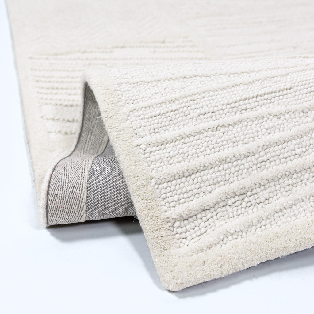 Blocks Relief - Tapis En Laine De Couloir