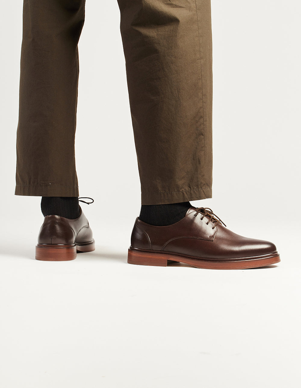Derbies Edgar - Cuir Marron