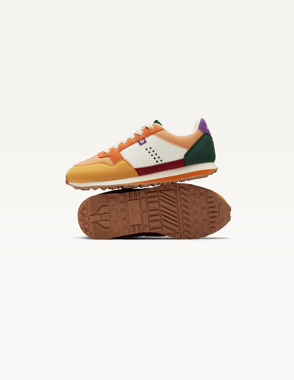 Baskets Basses Gabrielle - Moutarde Pêche Orange - Femme