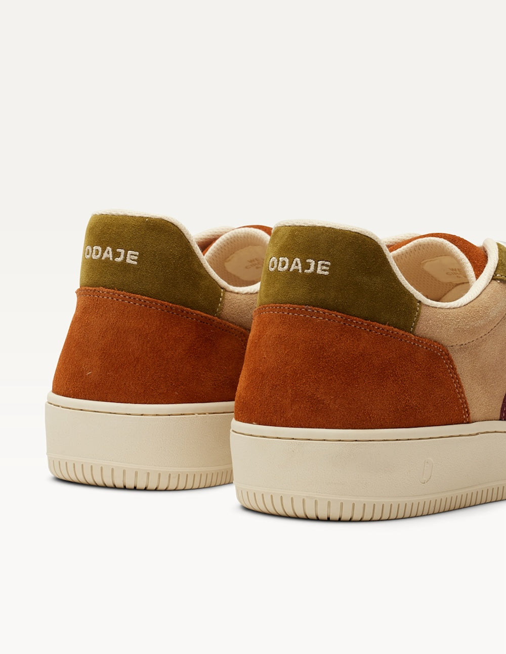 Baskets Basses Matthieu - Chocolat Beige Kaki Clair