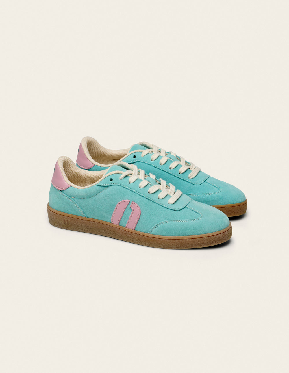 Baskets basses Lucia - Turquoise rose