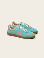 Baskets basses Lucia - Turquoise rose