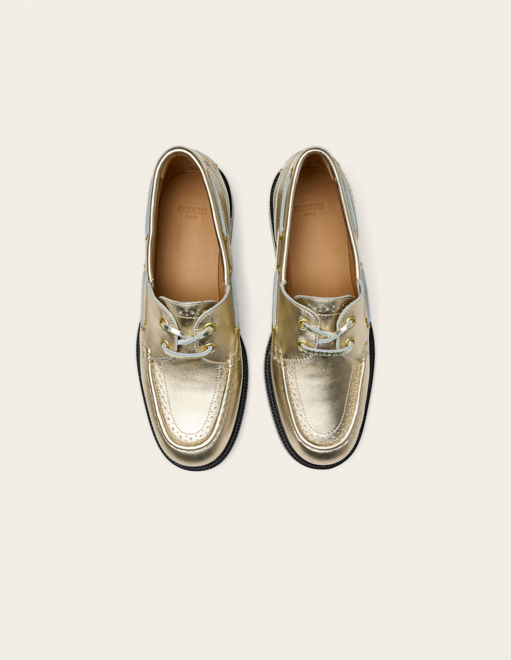 Derbies Niza - Cuir doré