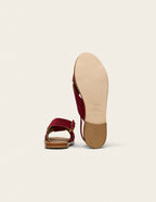 Sandales Paloma - Suède pourpre