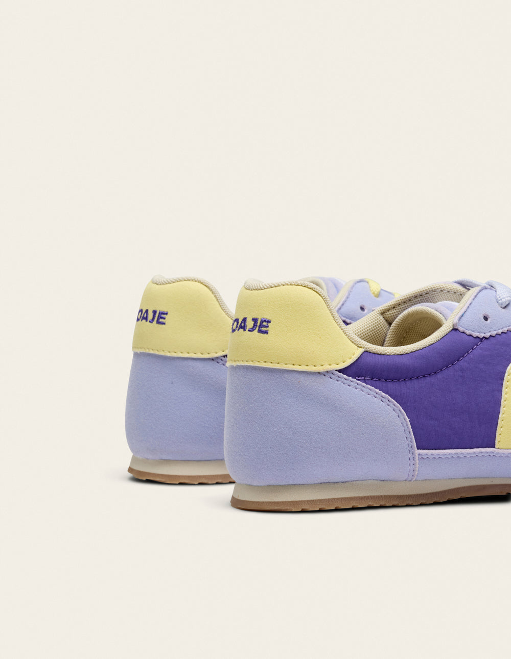 Baskets basses Riya - Violet jaune