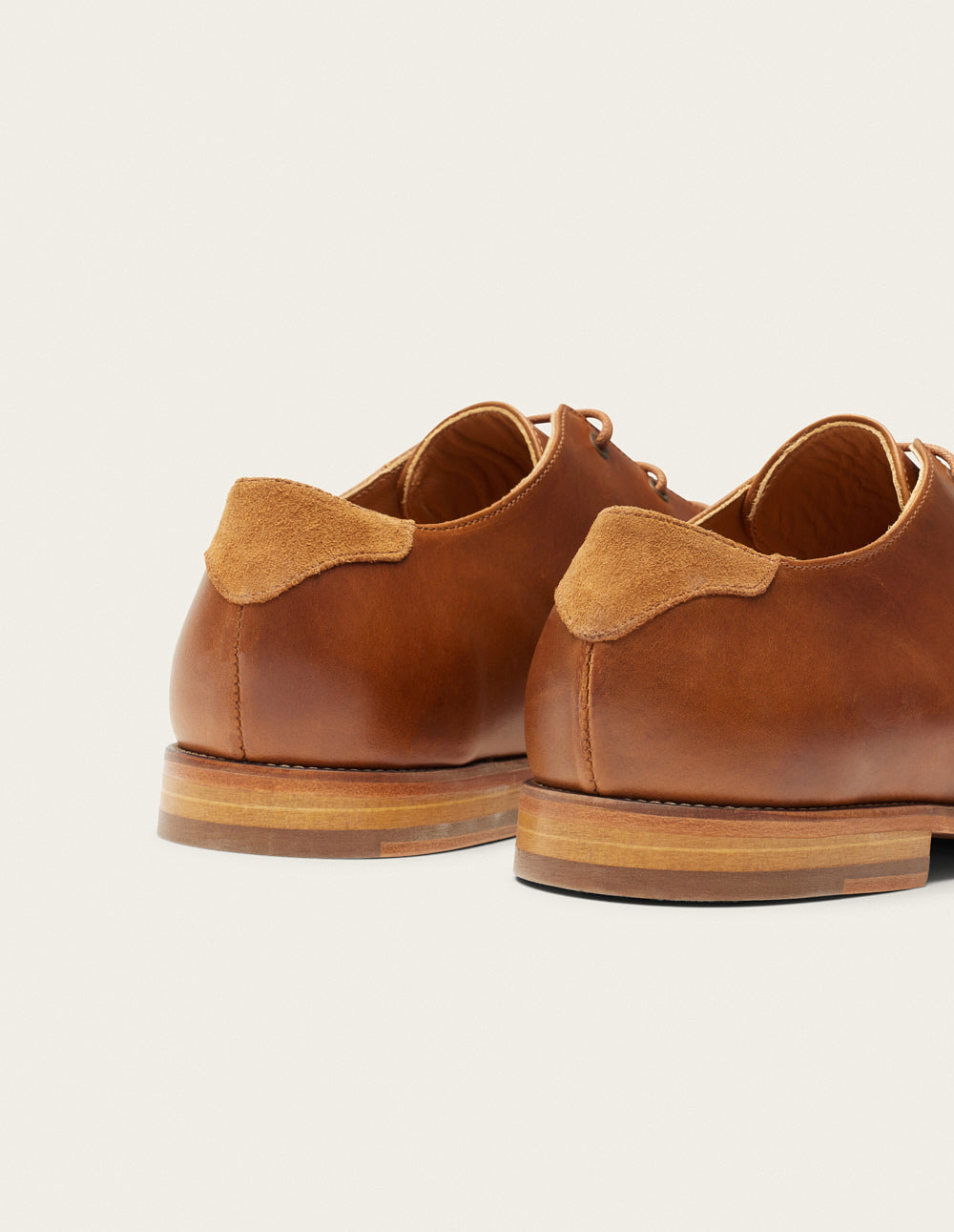 Derbies Alphonse - Cuir Pull-Up Miel