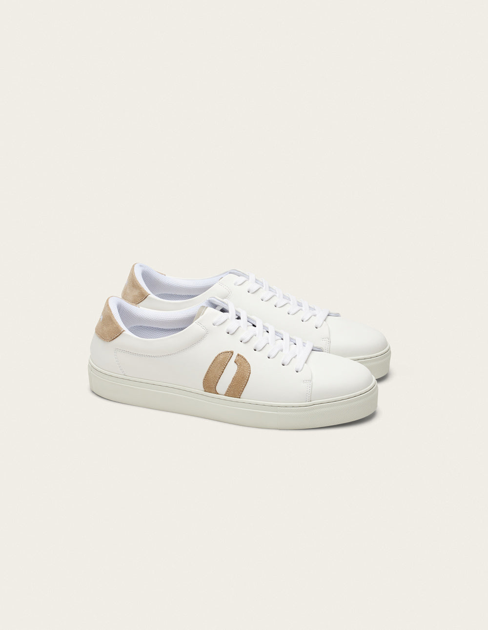 Baskets Basses Gabin - Blanc Gris - Homme