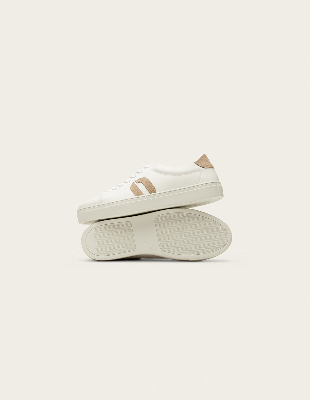 Baskets Basses Gabin - Blanc Gris - Homme