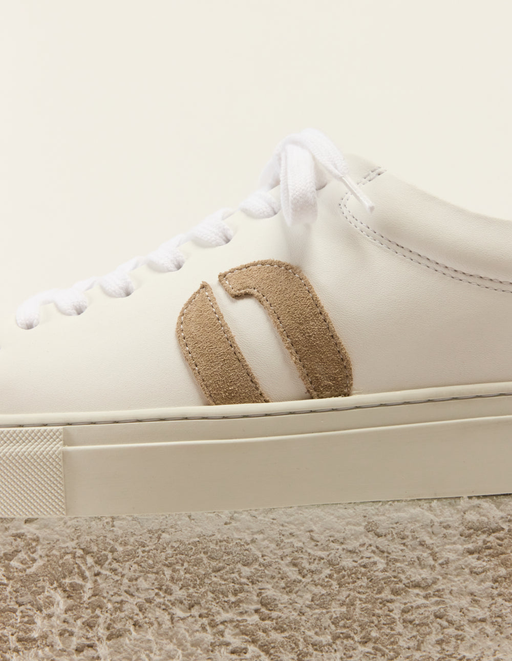 Baskets Basses Gabin - Blanc Gris - Homme