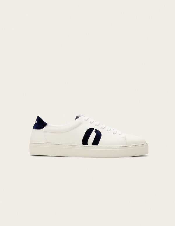 Baskets Basses Gabin - Blanc Marine - Homme