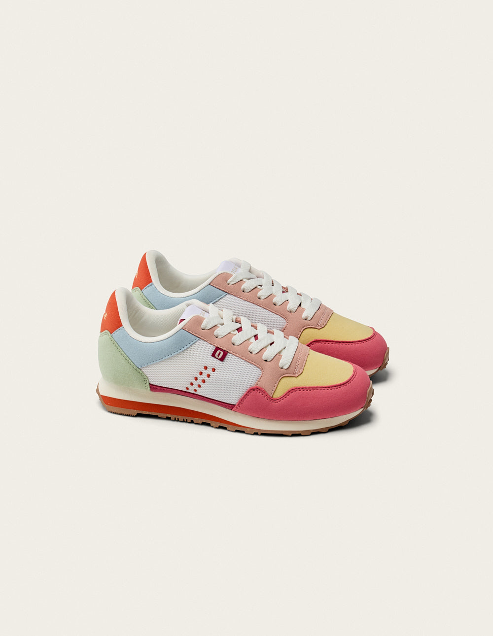 Baskets Basses Gabrielle - Rose Citron Rose Clair - Femme