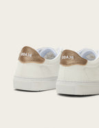 Baskets Basses Gloria - Blanc Doré - Femme