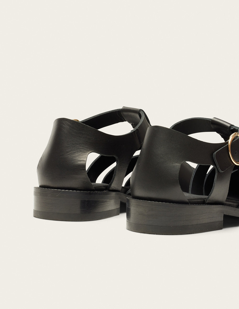 Sandales Inès - Cuir Noir