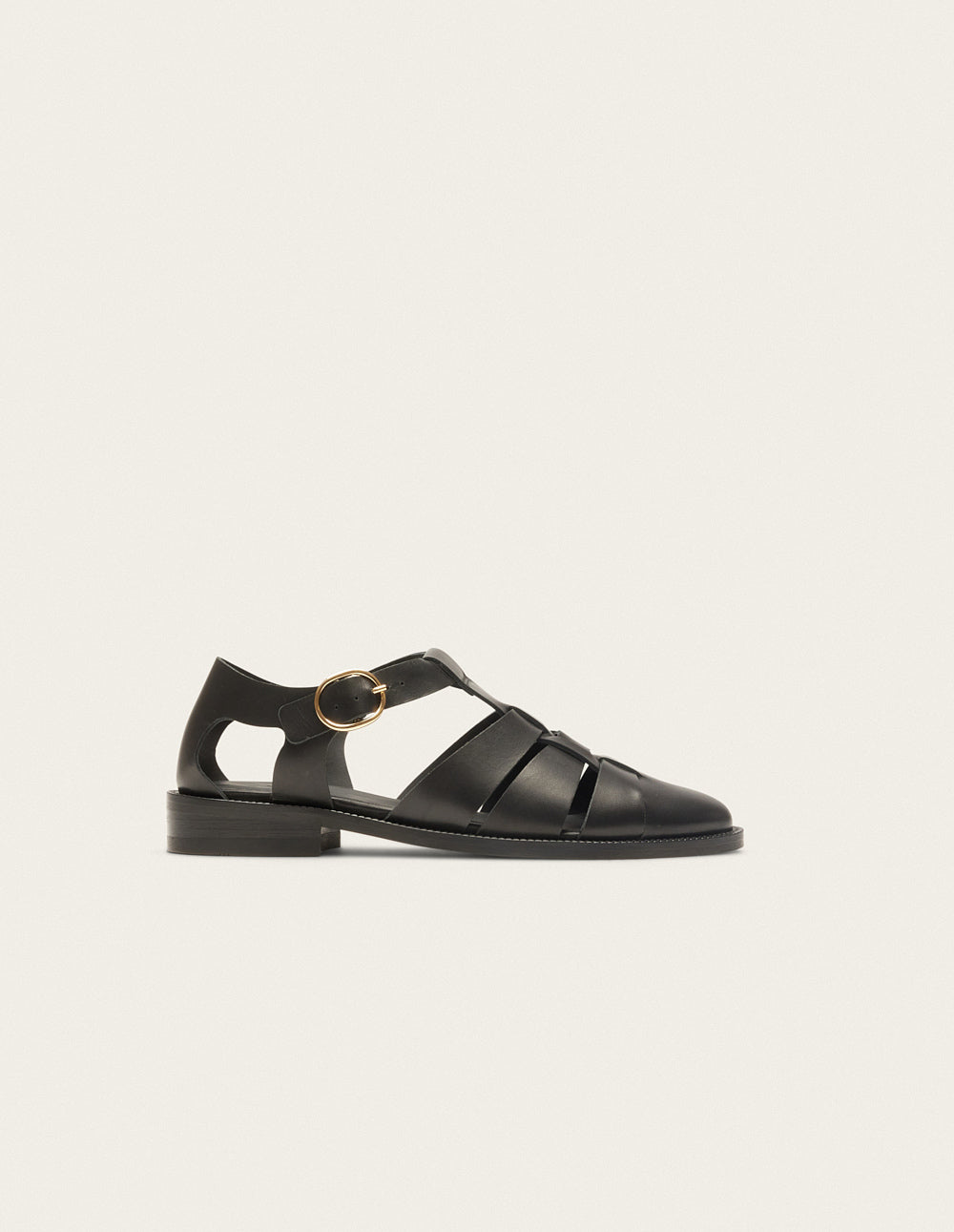 Sandales Inès - Cuir Noir