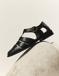 Sandales Inès - Cuir Noir