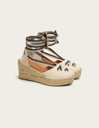Espadrilles Lanzo - Toile Écru - Femme