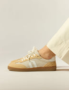 Baskets Basses Lucia - Beige Ivoire Blanc - Femme