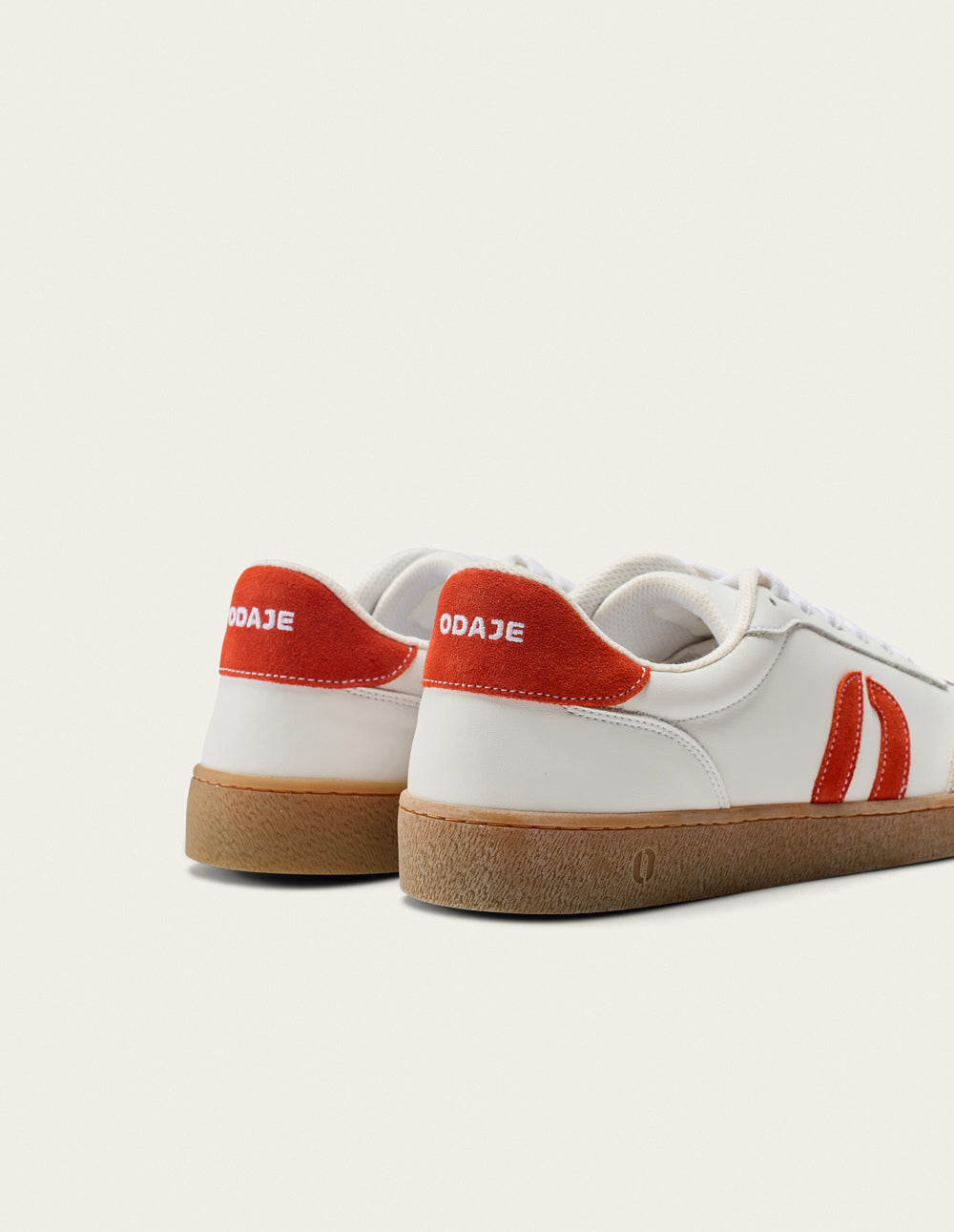 Baskets Basses Lucia - Blanc Orange