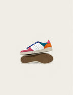 Baskets Basses Marie - Fuchsia Blanc Bleu