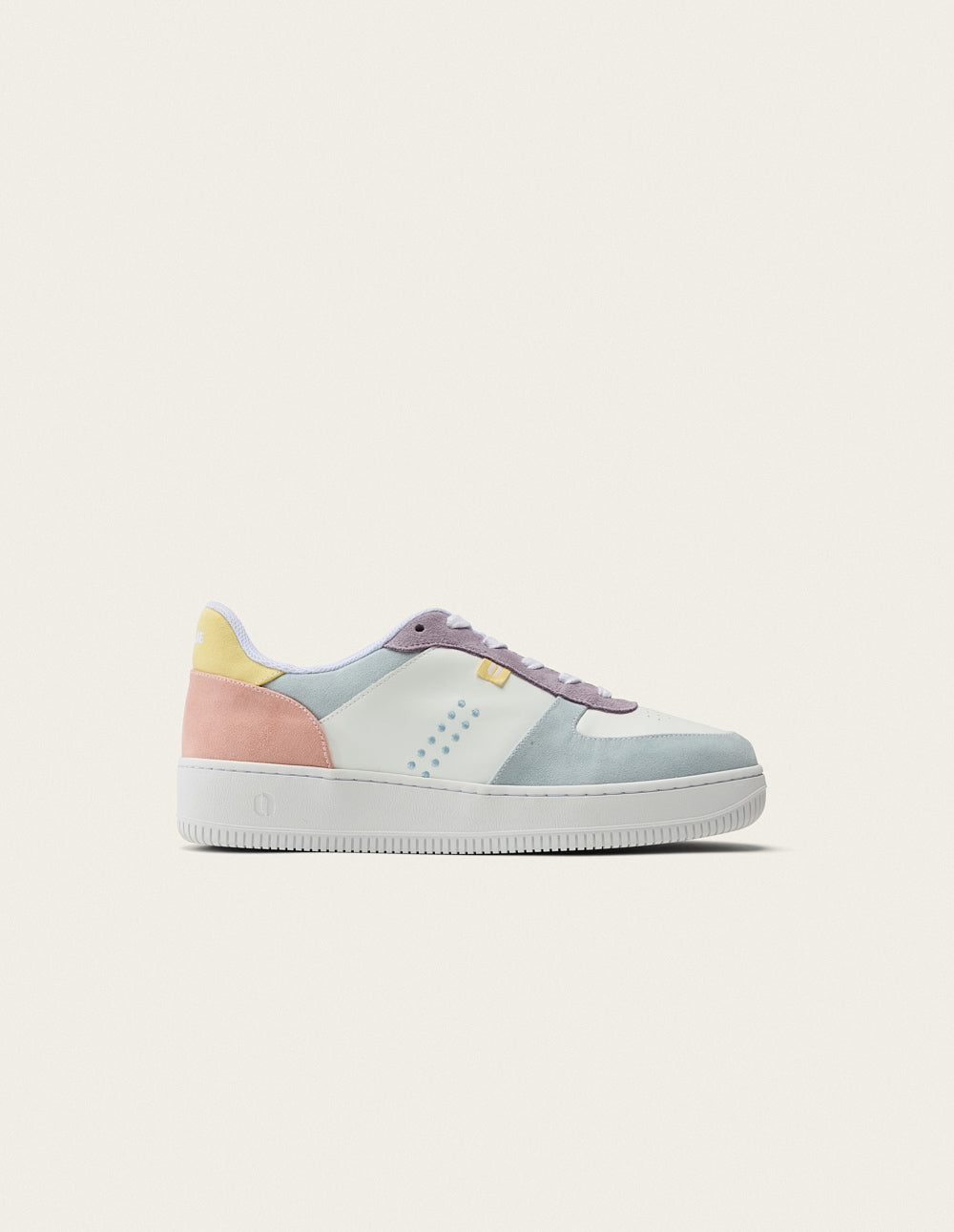 Baskets Basses Maxence F - Ciel Blanc Lilas - Femme