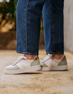 Baskets Basses Maxence F - Vert Blanc Lilas - Femme