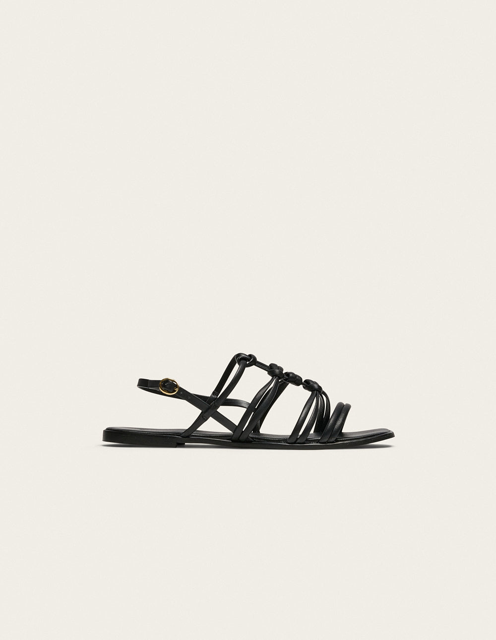 Sandales Naen - Cuir Noir - Femme