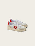 Baskets Basses Nora - Blanc Orange - Femme