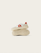 Baskets Basses Nora - Blanc Orange - Femme