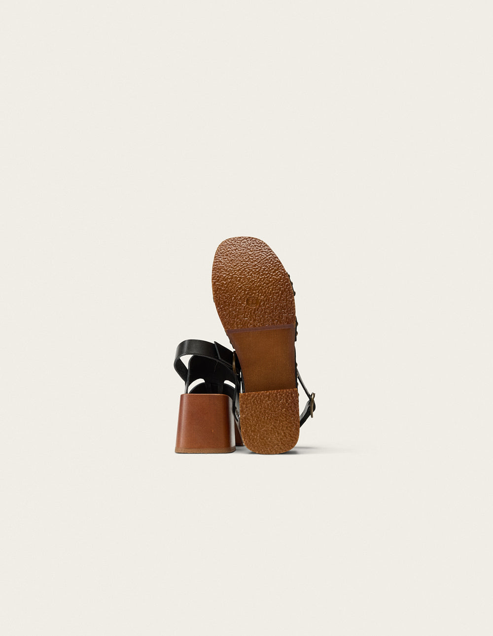 Sandales À Talons Opunti - Cuir Noir