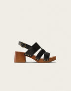 Sandales À Talons Opunti - Cuir Noir