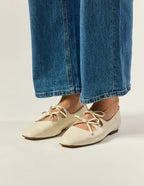 Ballerines Tula - Cuir Écru