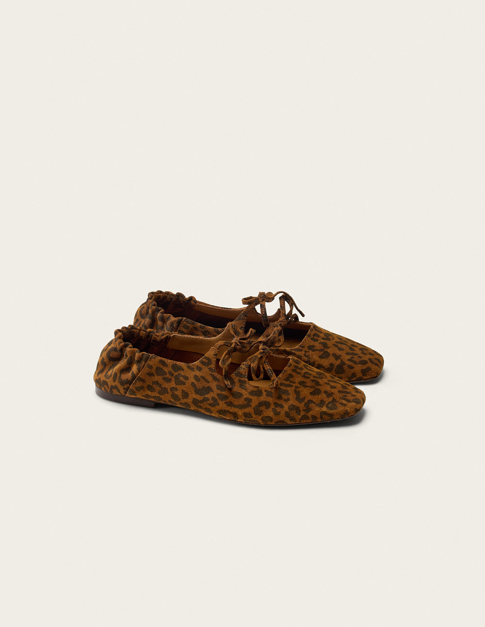 Ballerines Tula - Suède Léopard