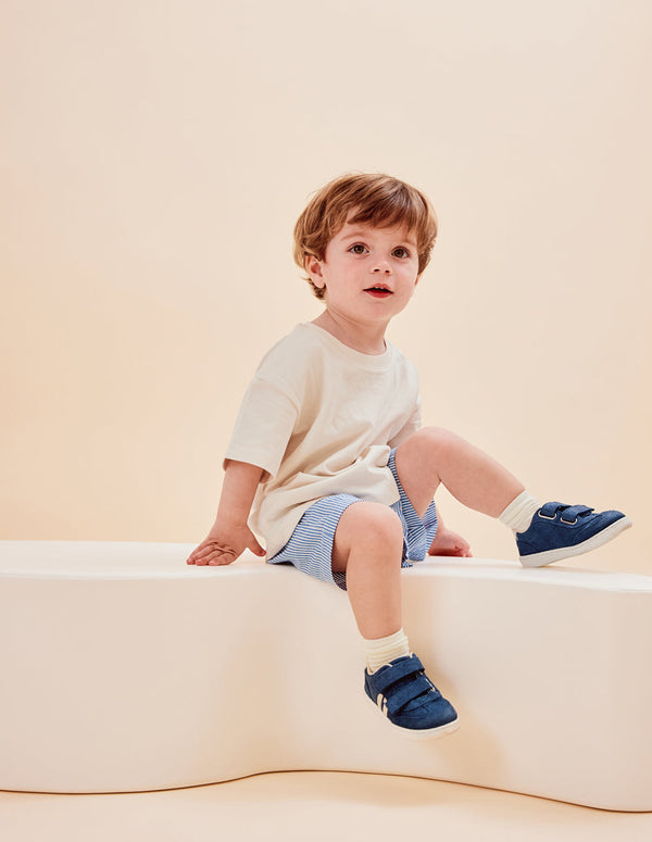 Baskets Enfants Lilo - Bleu Écru - Enfant