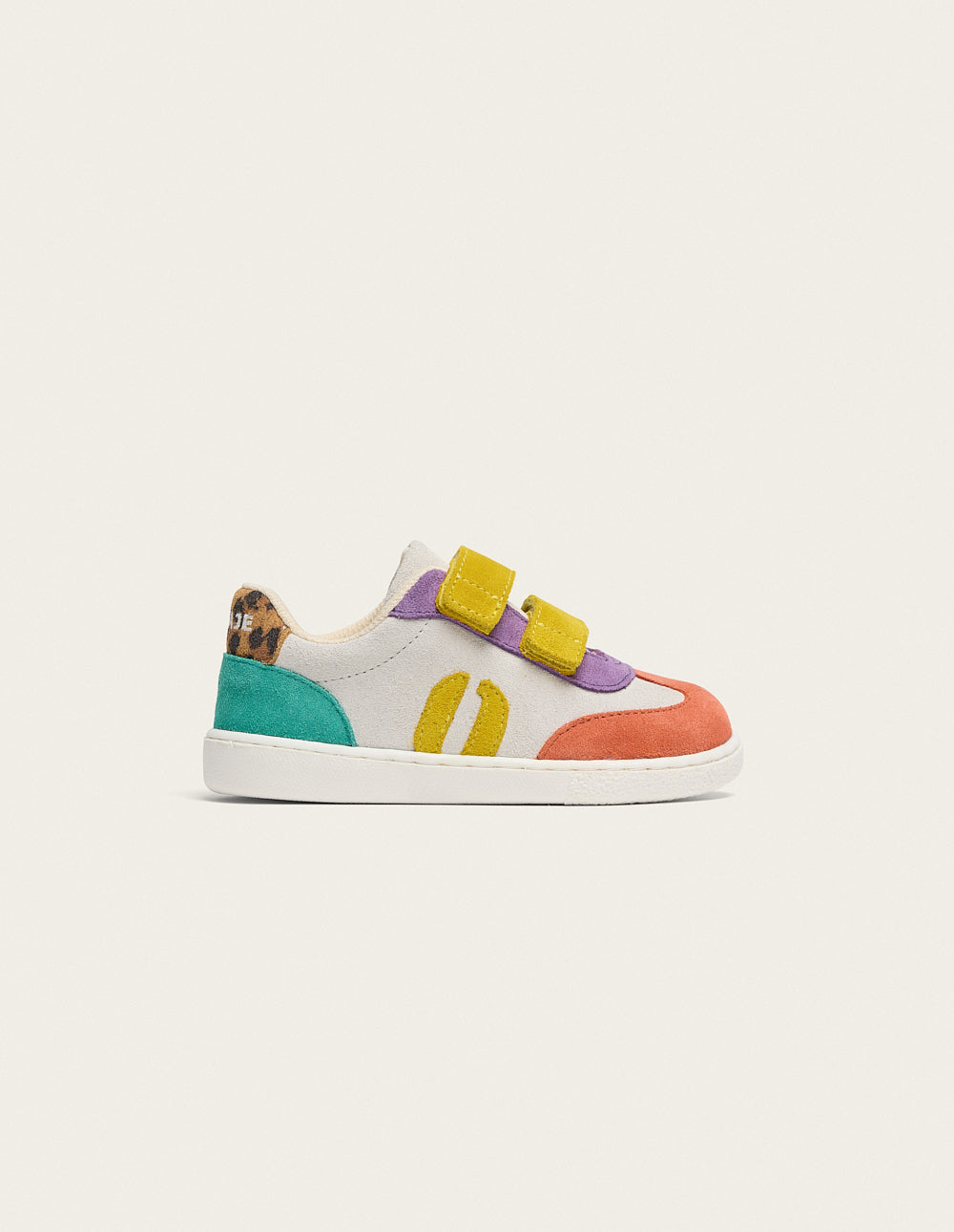 Baskets Enfants Lilo - Corail lilas citron