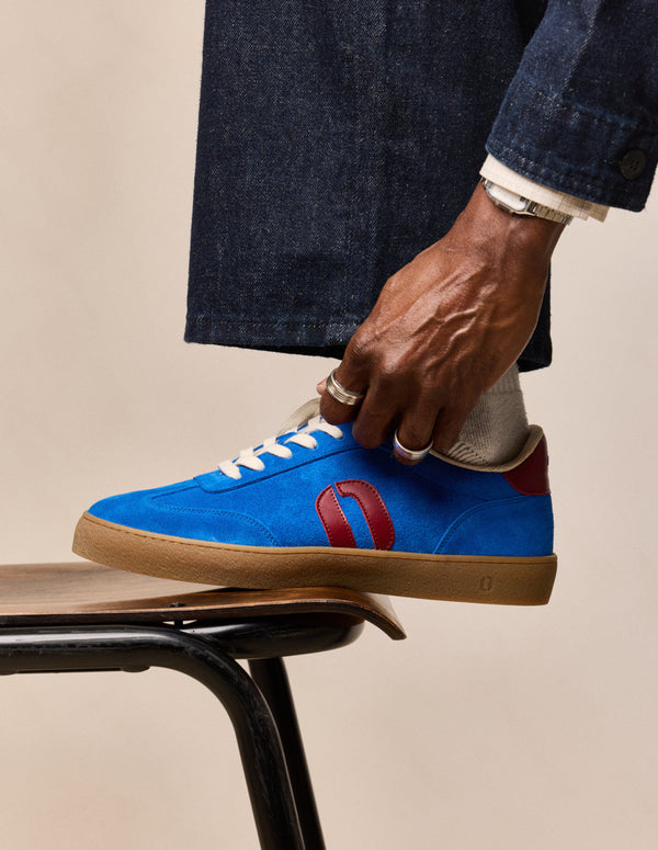 Baskets Basses Pablo - Bleu Bordeaux - Homme