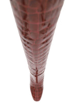 Aquazzura - Bottes Aquazzura Sellier Boots In Croc-Embossed Leather