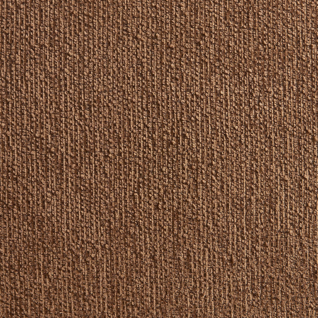 Serena - Chaises - Tissu Chenille - Marron Et Pieds Métal Marron