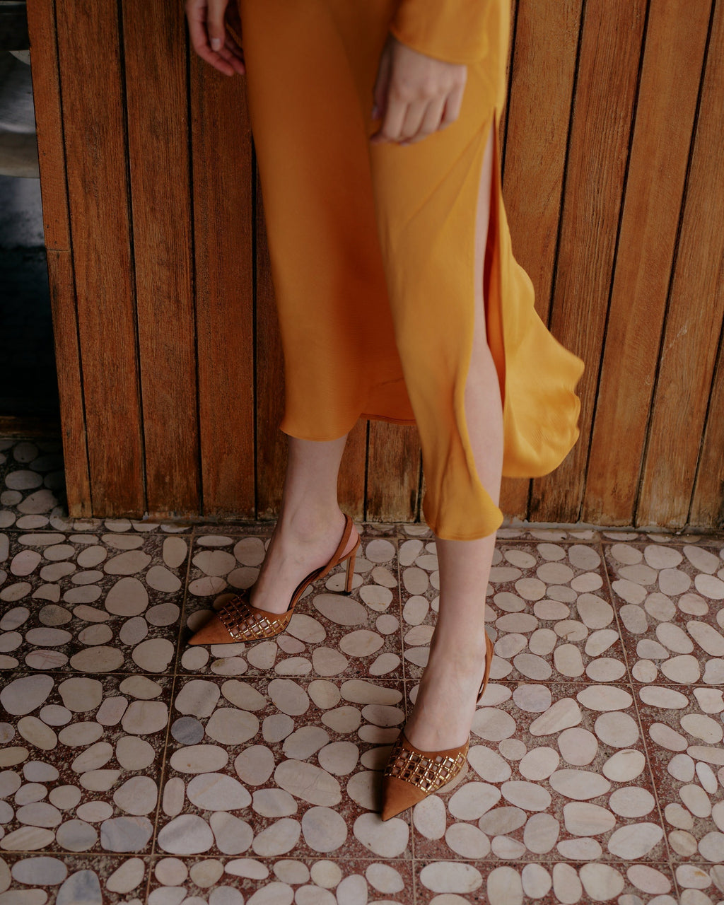 Elora Camello High-Heel Slingback Pump