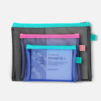 Set De Pochettes Mesh (S, M Et L) - Noir
