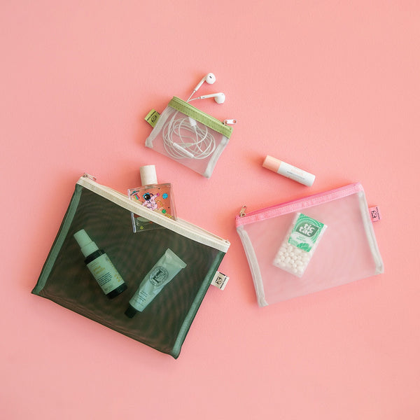 Set De 3 Pochettes Mesh (XS, S Et M) - Vert