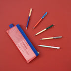 Trousse Et Les 5 Stylos - Rouge