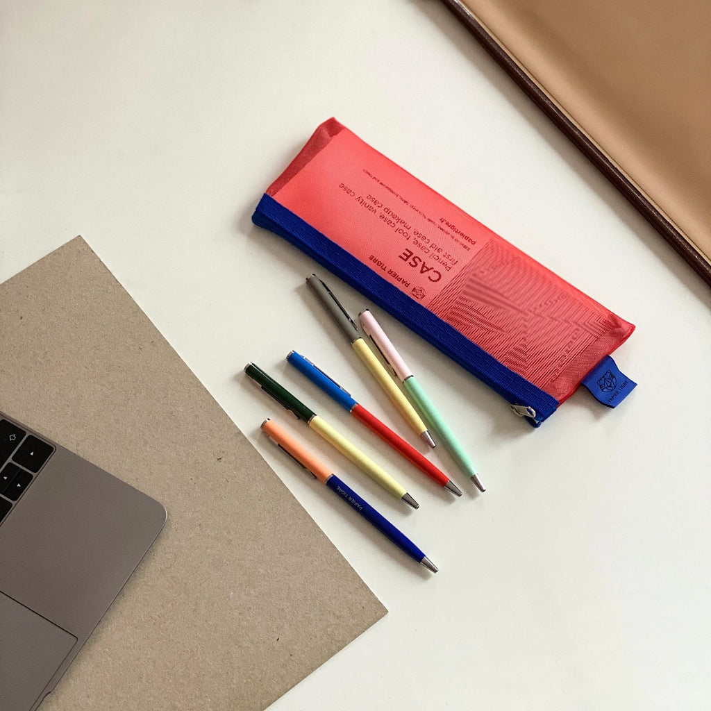 Trousse Et Les 5 Stylos - Rouge
