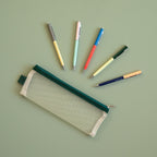 Trousse Et Les 5 Stylos - Jaune