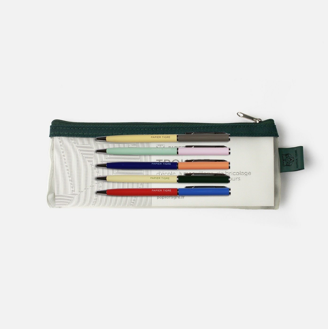 Trousse Et Les 5 Stylos - Jaune