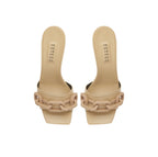 Catena Latte High-Heel Sandal